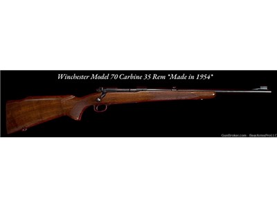 Winchester 70 Carbine 35 Rem *Made in 1954* 95%