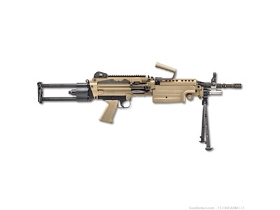 FN M249S PARA Rifle 5.56x45mm 30rd Magazine 16.1" Barrel FDE