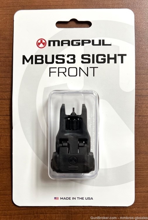 Magpul MAG1166 MBUS 3 Front AR Sight - Black Polymer - SEALED FREE SHIPPING-img-0