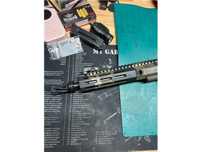 Triarc 10.5 SBR with M81 Camo and Law folder AR-15 M16 M4