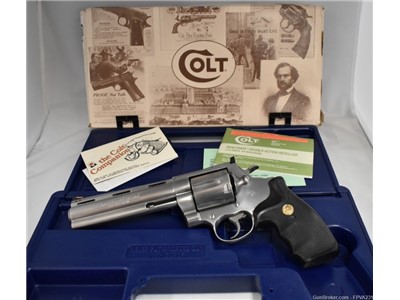 Vintage 1991 Colt Anaconda .44 Magnum 6” Revolver LNIB Estate Sale