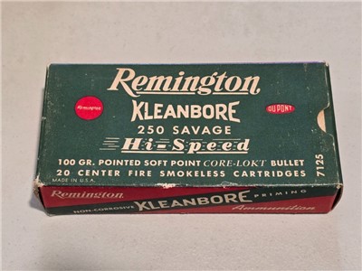 Box of Vintage .250 Savage