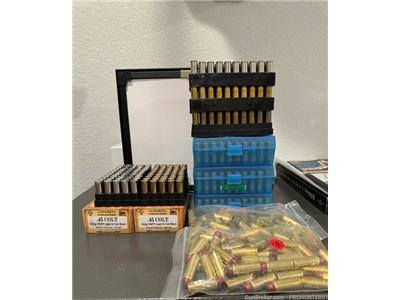 45LC Total of 542 rounds! SASS Colt low recoil 180gr 200gr 250gr swc rnfp 