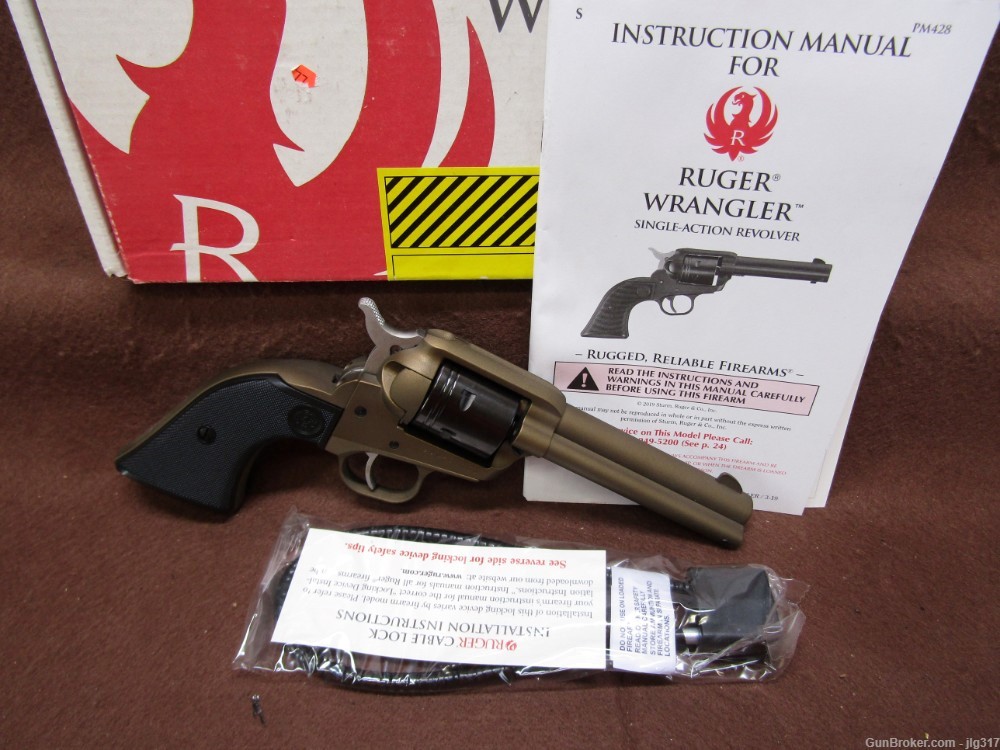 Ruger Wrangler 22 LR 6 Shot Single Action Revolver Like New 02004-img-0