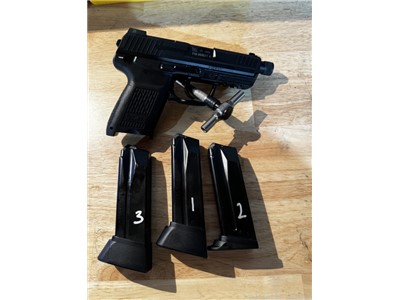 HK 45 Compact Tactical V7 (LEM) w/3 Mags and Original Box and Paperwork