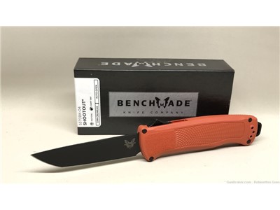 New Benchmade Shootout 5370BK-03 Mesa Red OTF Out The Front Knife