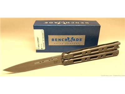 New Benchmade Titanium Bali-Song Ti Bench Made 85 Butterfly Knife