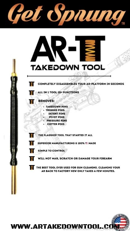 The AR-Takedown Tool: The only AR-15 Cleaning, gunsmithing tool you’ll need-img-0