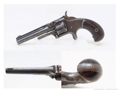 c1870s OLD WEST Antique SMITH & WESSON No 1 BORED THROUGH CYLINDER Revolver