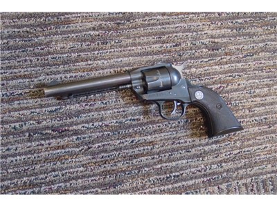 Early vintage Ruger Single-Six 3-Screw Flat Gate Unconverted .22lr revolver