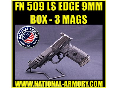 FN 509 LS EDGE 9MM 5” BARREL (3) 17 RD MAGS * HUGE PRICE DROP *