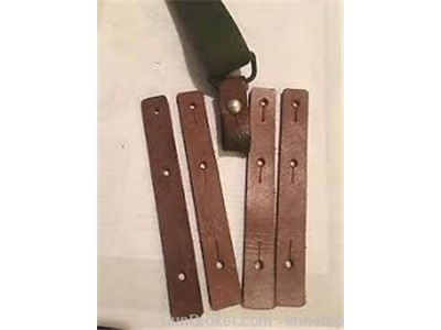AK-47 SKS Sling Tab TEN Authentic Leather  
