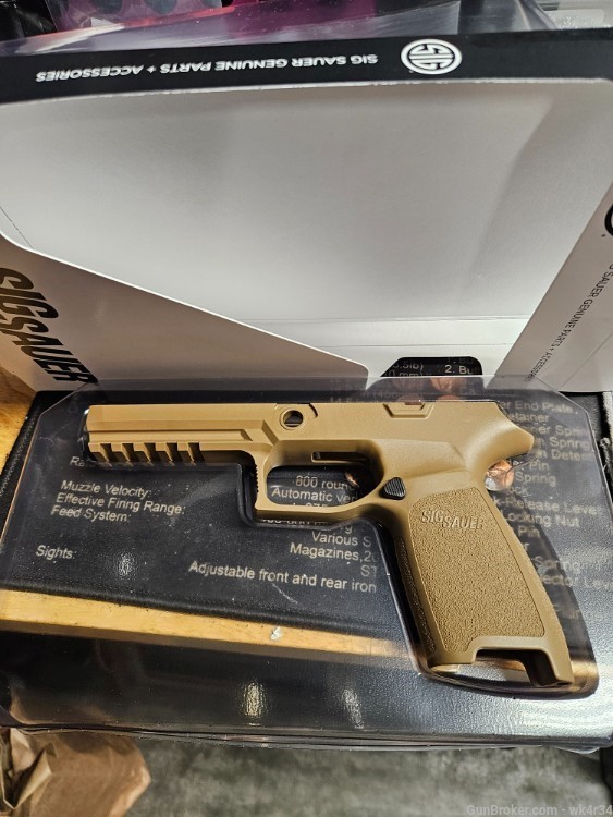 P320 Grip module Full Size FDE small size grip.-img-2
