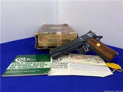 Colt Gold Cup National Match .45acp Blue *SOUGHT AFTER MKIV/SERIES 70*
