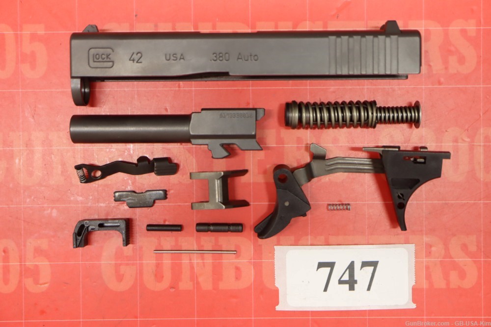 Glock 42, 380 ACP Repair Parts-img-0