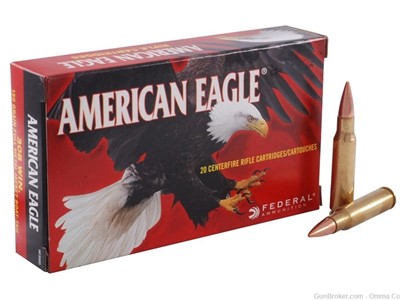 308 Win – 150 gr FMJ – Federal American Eagle (AE308D) – 500 Rounds