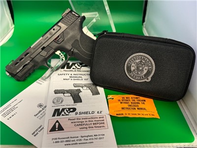 Smith & Wesson M&P9 Shield EZ Performance Center 9mm Silver Ported