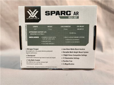 VORTEX SPARC AR RED DOT NEW! PENNY AUCTION!