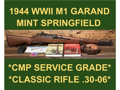 M1 GARAND JULY 1944 CMP SERVICE GRADE CLASSIC RIFLE LOCK BAR BEAUTY WW2