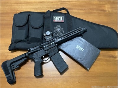 Springfield Armory Saint Victor Pistol 7.5 in +Holosun Optic +Bag +Mag