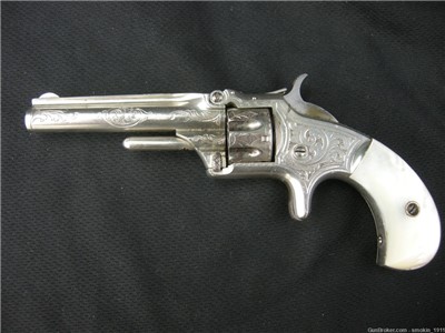 Smith & Wesson No. 1 3rd Issue .22 short Engraved 