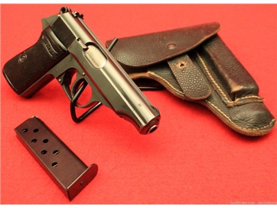 Walther Model PP semi-auto double action pistol in 7.65 3 7/8" barrel.