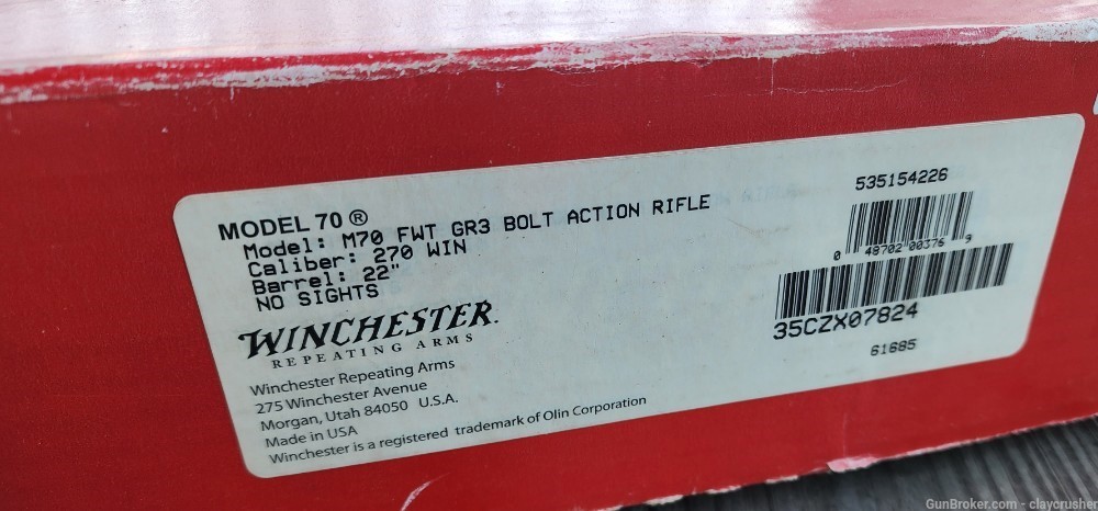 NIB Winchester Model 70 Featherweight grade 3 USA M70-img-4