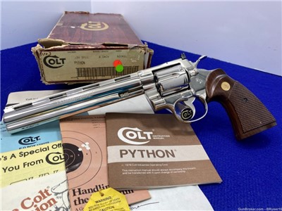 1980 Colt Python Target .38 spl *SOUGHT-AFTER TARGET MODEL* -1 of only 251-