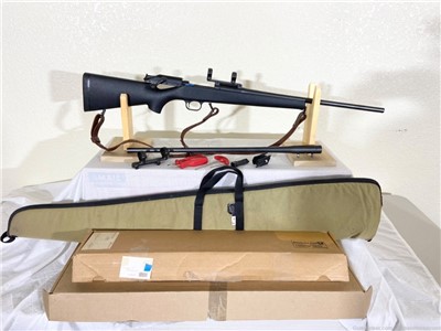 Blaser R93 Bolt Rifle with 6.5x55 and 300 Win Mag, optic mounts EXTRA's