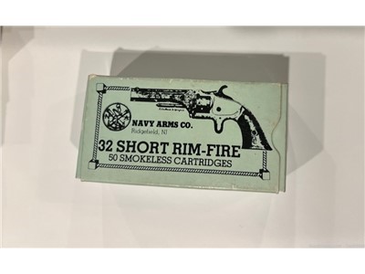  .32 Short Rim-Fire, Navy Arms (7 Boxes of 50) In mint condition