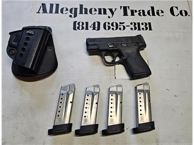 Smith & Wesson M&P9 Shield 5 Mags, 2 Holsters, 1 Low Price