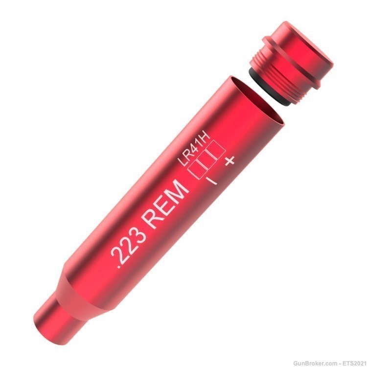 223 REM 5.56 Cartridge 6X Batteries Red Laser BoreSighter -img-3