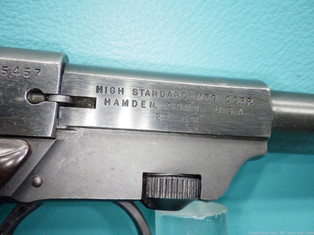 High Standard M-101 Dura-Matic .22LR 4.5"bbl Pistol MFG 1969  2 Mags C&R-img-6