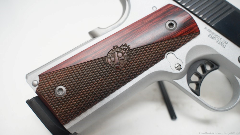 SPRINGFIELD ARMORY 1911 RONAN EMP 9MM WOOD GRIPS 4" BARREL (19524)-img-5