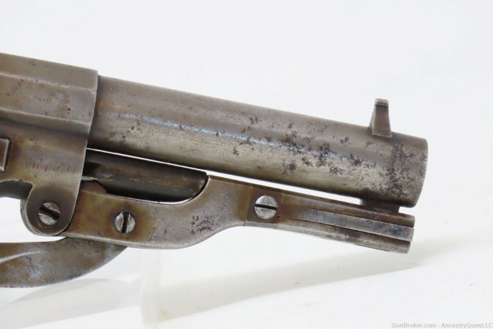 BRITISH Antique Folding Trigger 8mm PINFIRE DA Revolver   LEFAUCHEUX-img-19