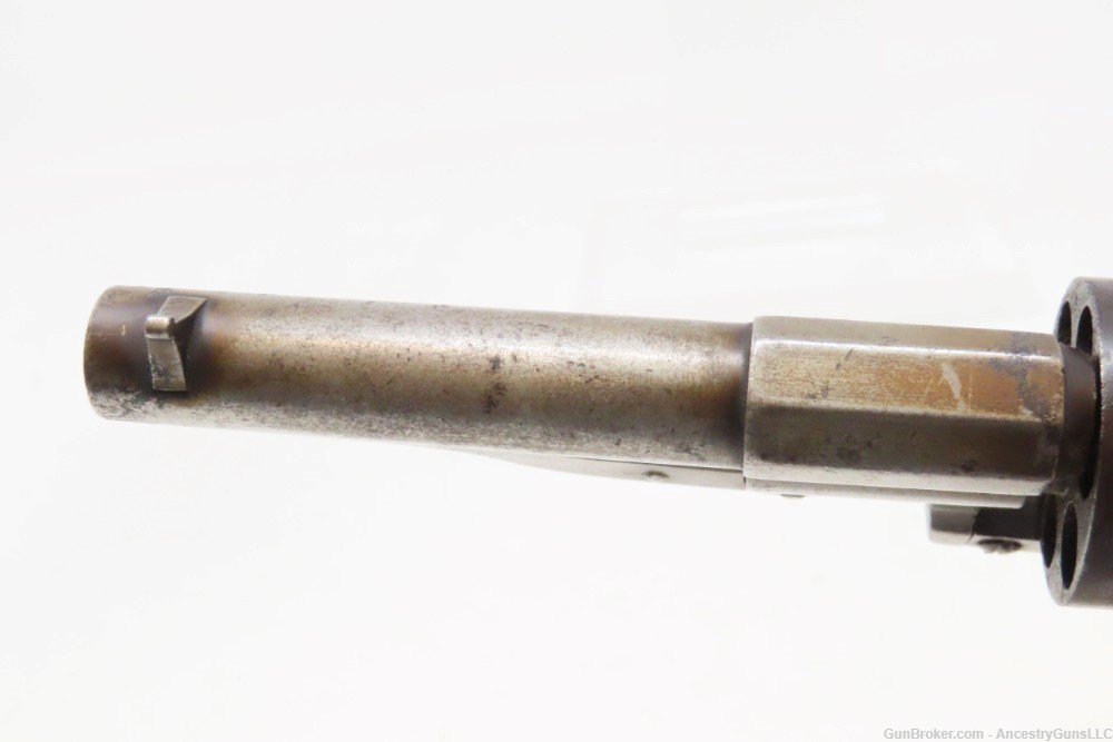 BRITISH Antique Folding Trigger 8mm PINFIRE DA Revolver   LEFAUCHEUX-img-7