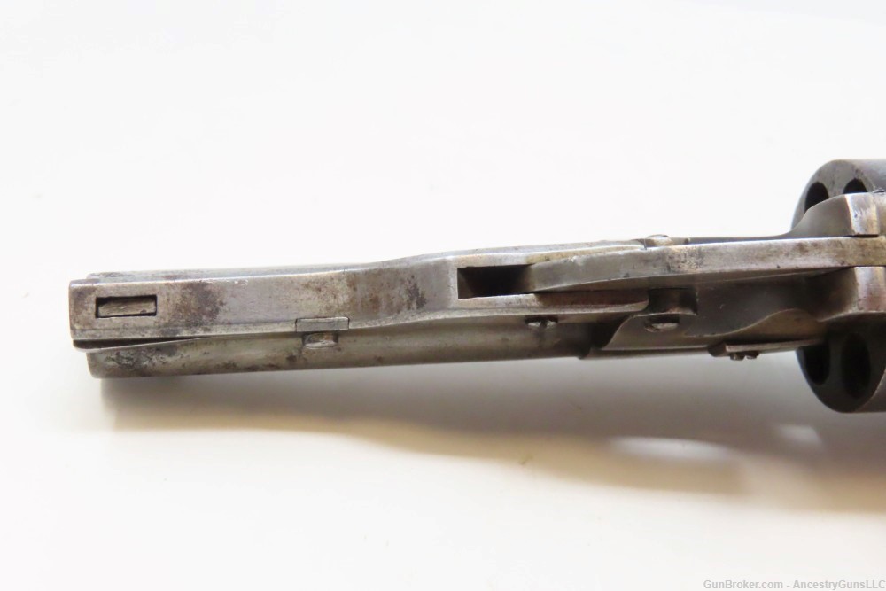 BRITISH Antique Folding Trigger 8mm PINFIRE DA Revolver   LEFAUCHEUX-img-14