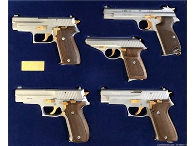 Sig Arms VONBANK set: P230, P210-6, P220, P226, P225 Matching SN Mastershop