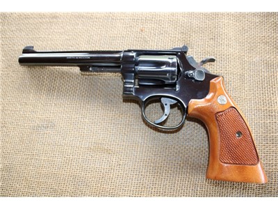Smith & Wesson Model 17 22LR Revolver K Frame NICE! 6" 