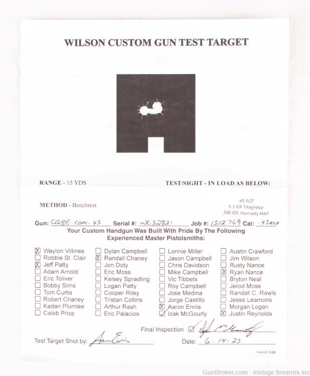 Wilson Combat .45ACP - CQB ELITE COMMANDER, VFI SERIES-img-16