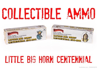 Winchester Vintage Ammo 44-40 Little Big Horn Centennial 40rds from 1976
