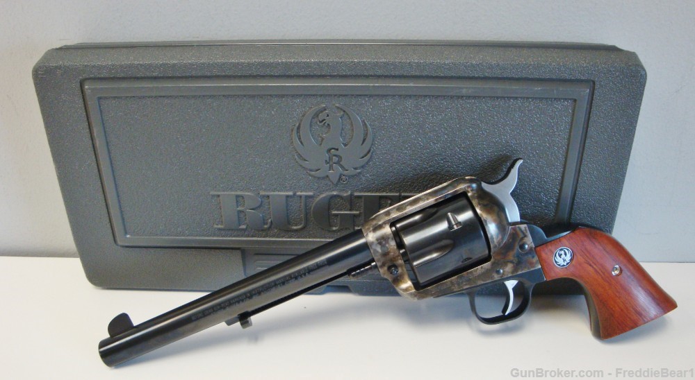 Ruger Vaquero 45LC Blue Case Colored 7 1/2in Nice! -img-0