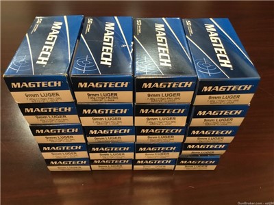 PENNY AUCTION MAGTECH 9MM LUGER 115GR 1000 ROUNDS