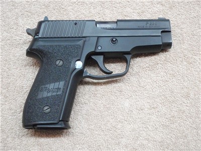 SIG SAUER P228 Semi Auto Pistol 9MM VG COND W/ Laser, box & extra mag