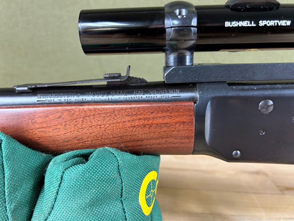 Winchester Model 94AE 94 Lever Action Rifle .30-30 WIN VGC 16" Large Loop -img-6