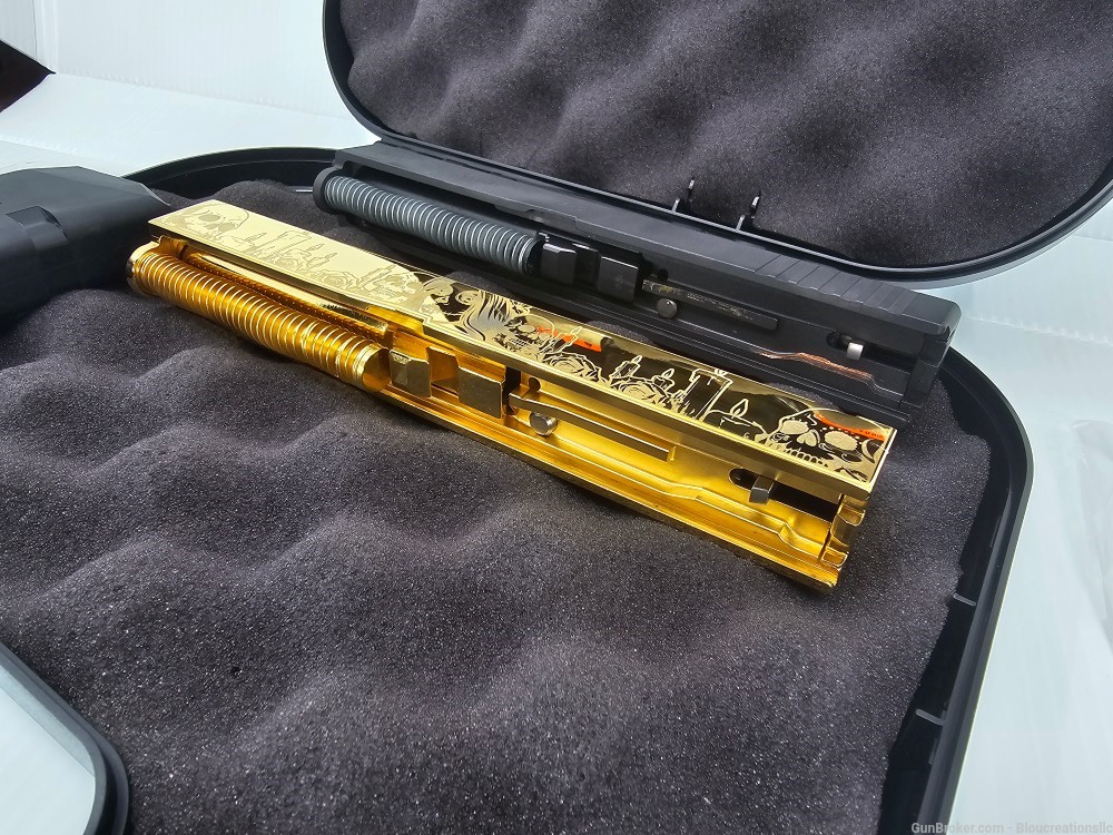 Gold 24K Custom Glock 17 Gen3-img-2