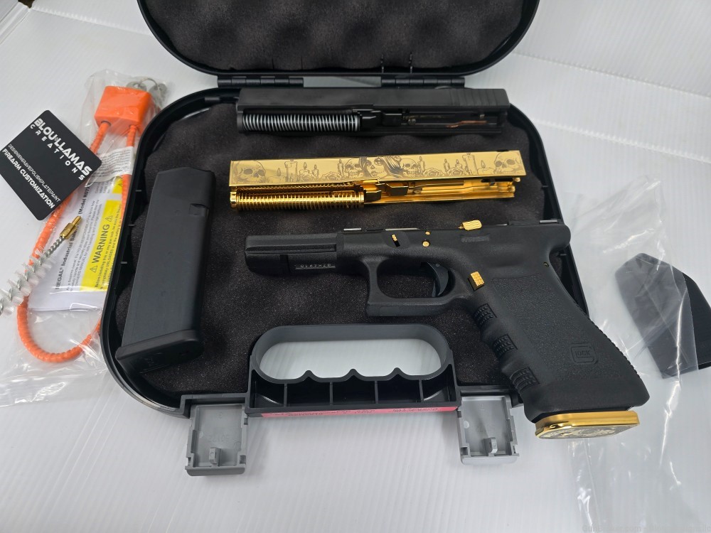 Gold 24K Custom Glock 17 Gen3-img-1