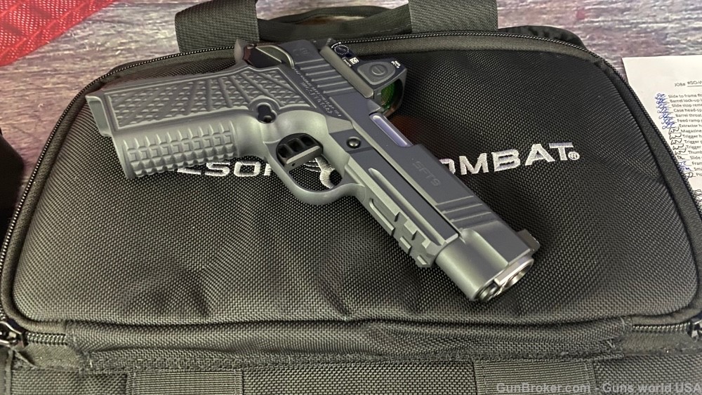 Wilson Combat SFT9 9mm 15rd with RMR optic included - Gray Armor Tuff -img-8