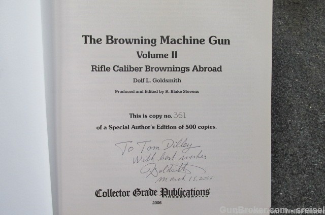 (5 TOTAL VOLUMES) THE BROWNING MACHINE GUN BY COLLECTOR GRADE PUBLICATIONS-img-18