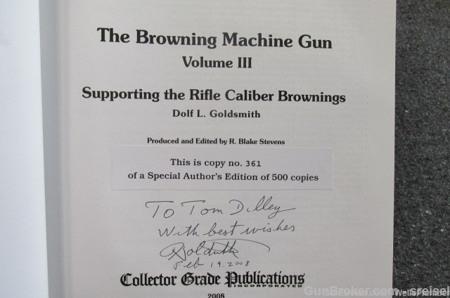 (5 TOTAL VOLUMES) THE BROWNING MACHINE GUN BY COLLECTOR GRADE PUBLICATIONS-img-32